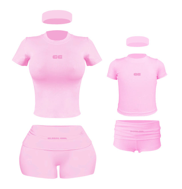 3 PIECE SHORT SLEEVE SET