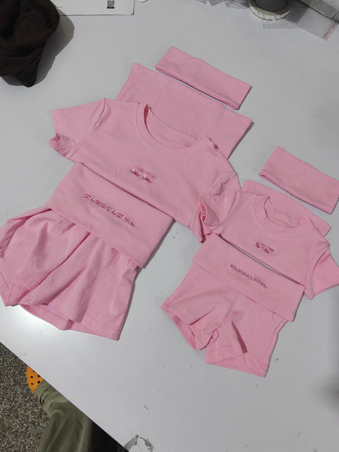 3 PIECE SHORT SLEEVE SET