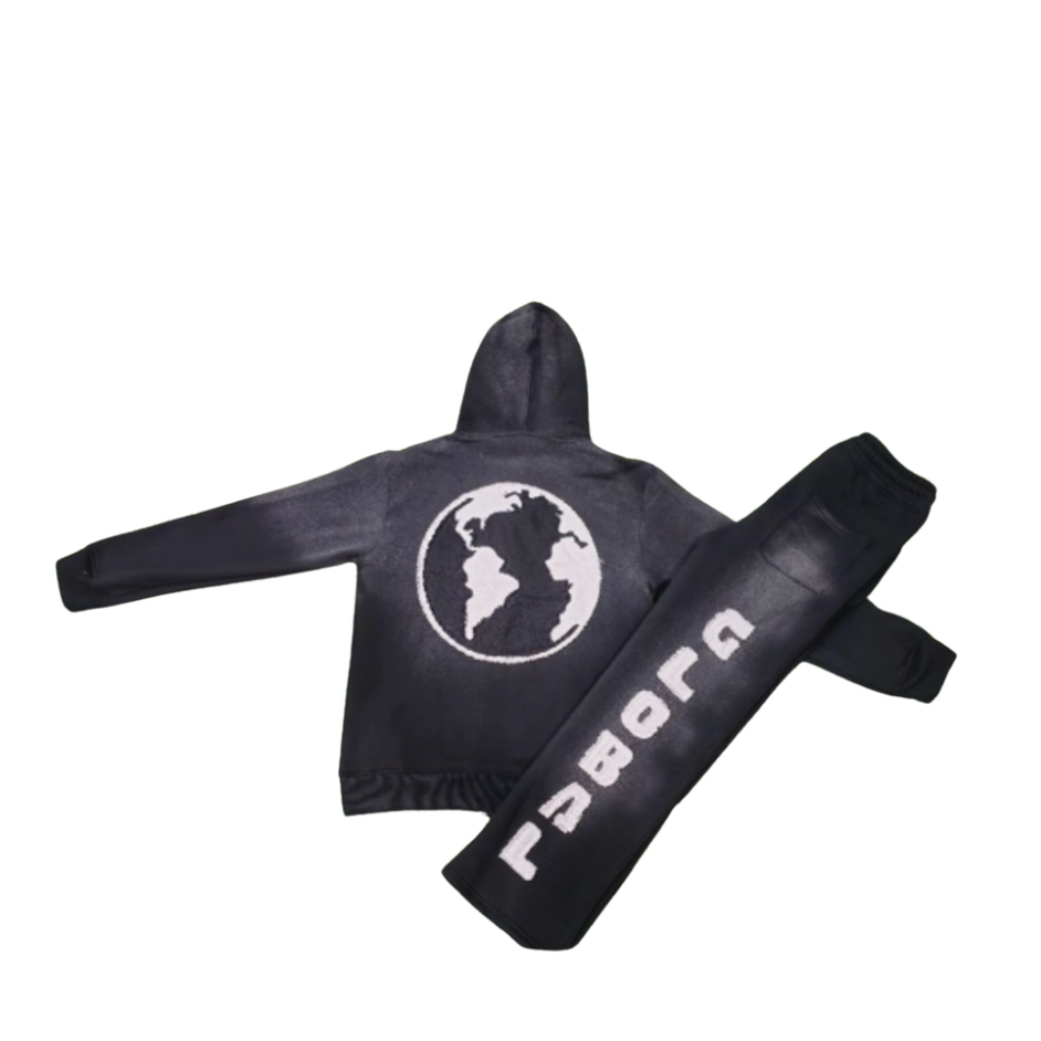 ACID WASHED SWEATSUIT